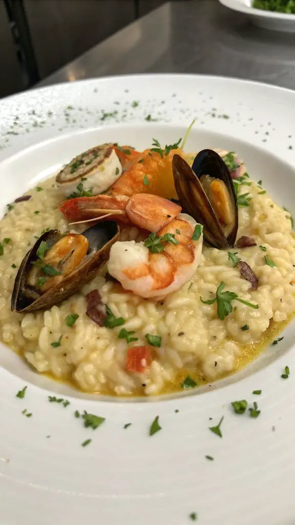 Preparazione passo-passo di Risottino con frutti di mare