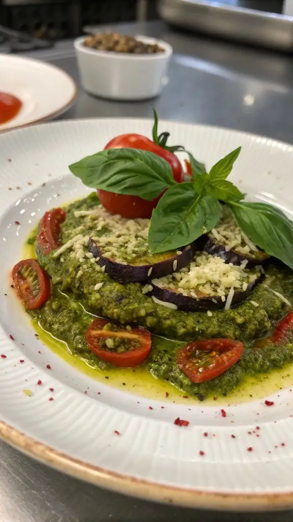 Preparazione passo-passo di PESTO DI MELANZANE