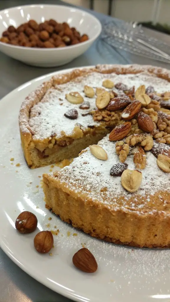 Preparazione passo-passo di Scopri la torta alle noci: un dolce soffice e delizioso!