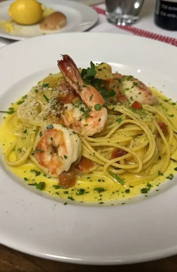 Un delizioso piatto di Alba al limoncello