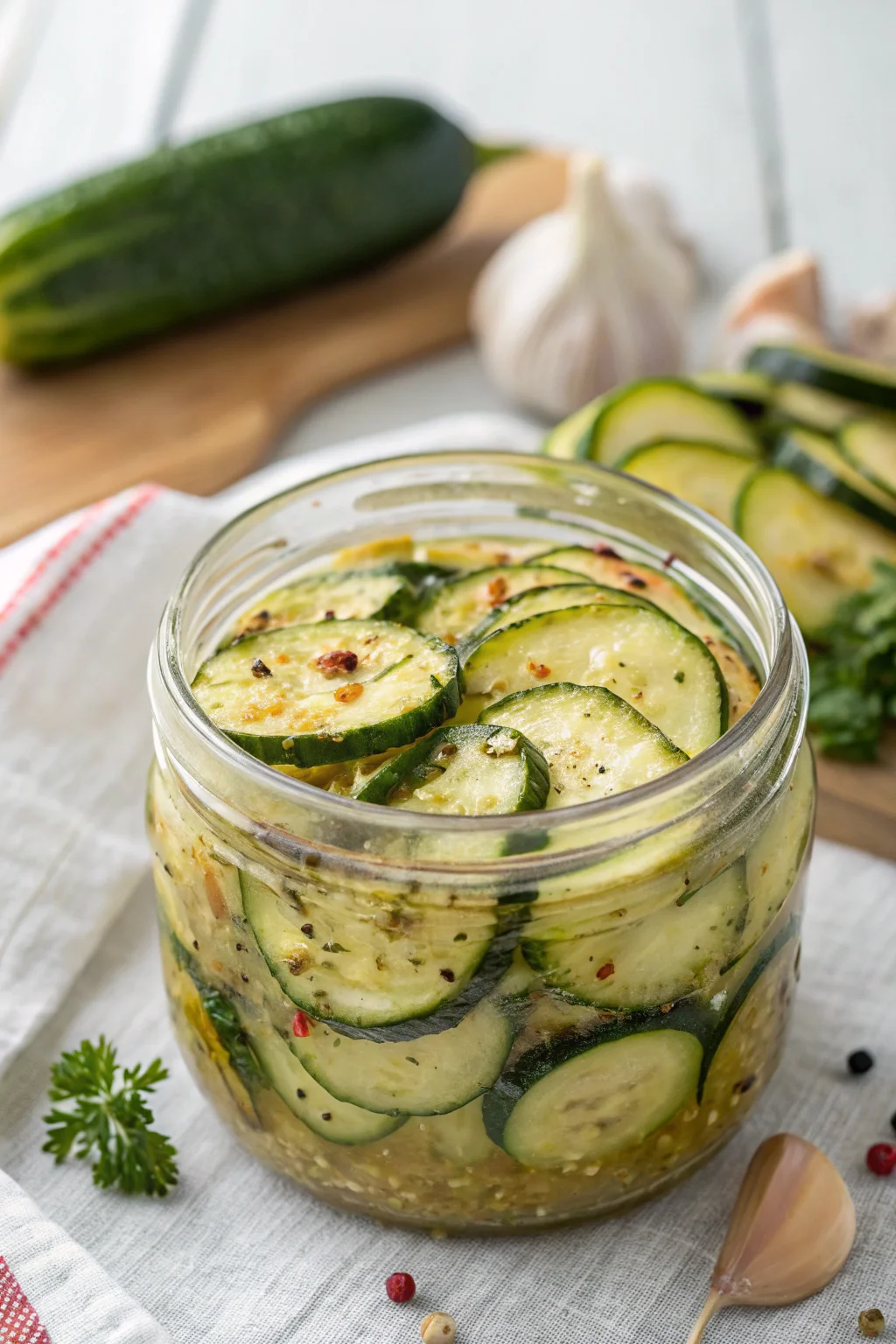A delicious plate of ZUCCHINE MARINATE, LE MIE PREFERITE