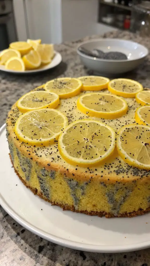 Preparazione passo-passo di TORTA AL LIMONE E SEMI DI PAPAVERO