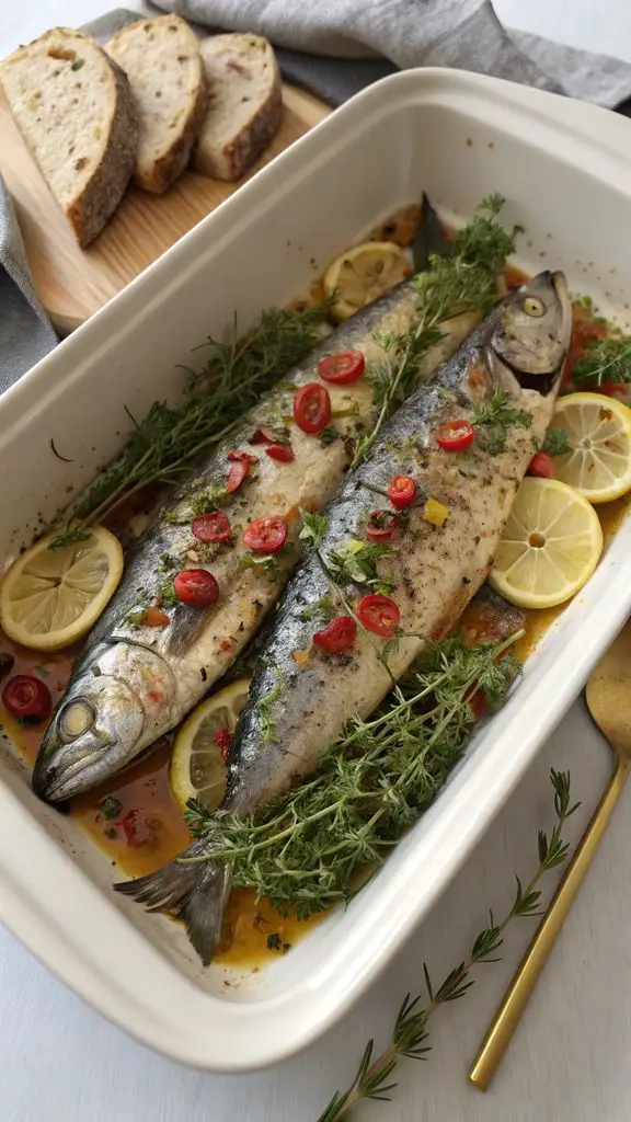 Preparazione passo-passo di SGOMBRO AL FORNO CON ERBE AROMATICHE