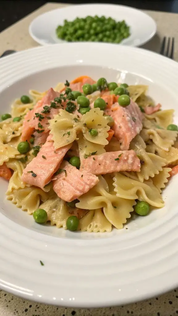 Preparazione passo-passo di Farfalle al salmone: la ricetta del primo piatto facile e saporito