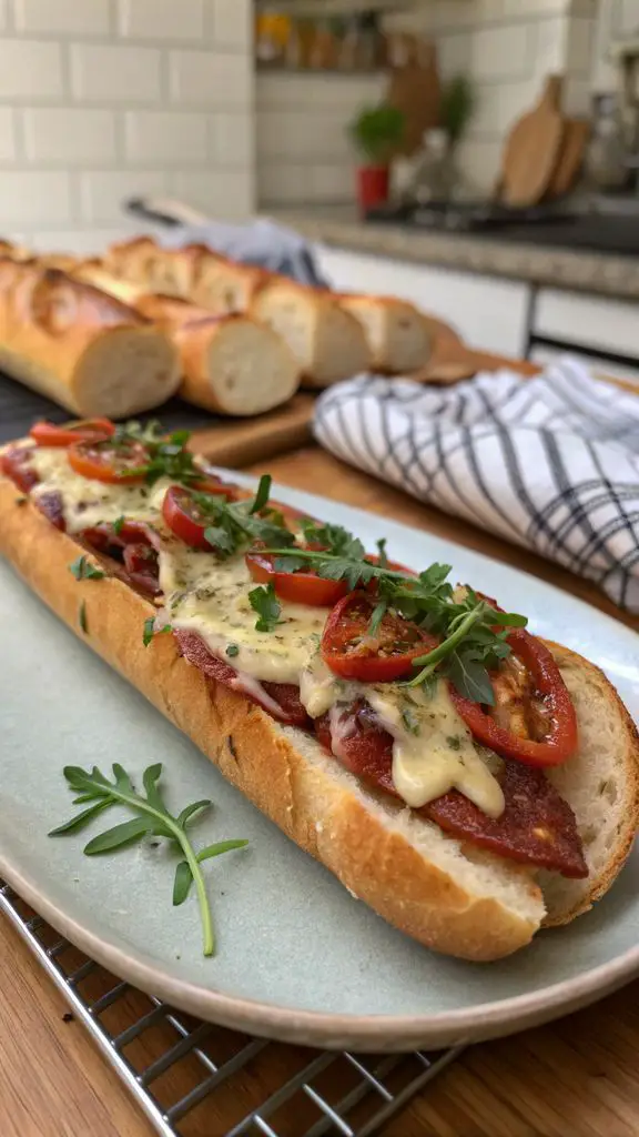 Preparazione passo-passo di Baguette francese chetogenica