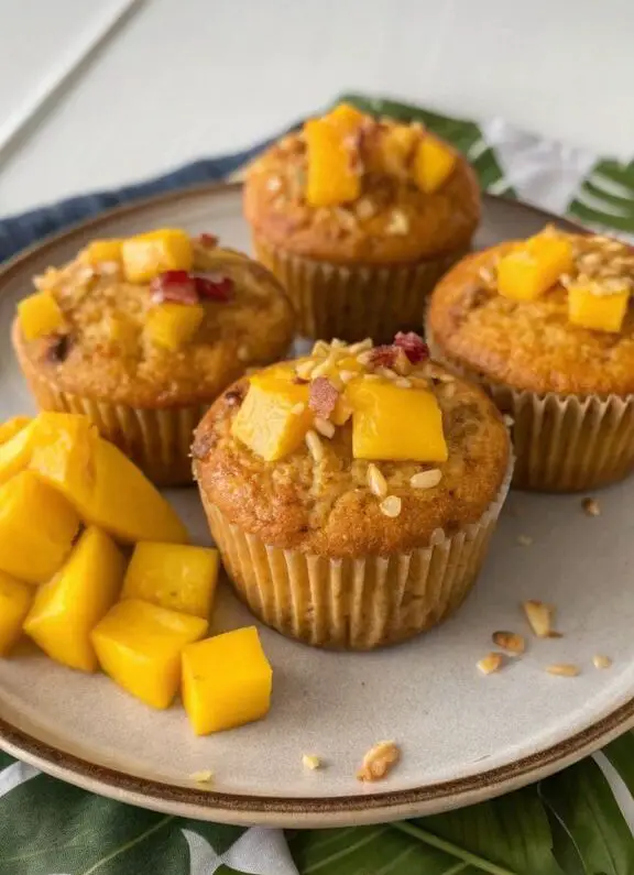 Preparazione passo-passo di Ricetta dei muffin tropicali al mango: un assaggio di paradiso in ogni boccone