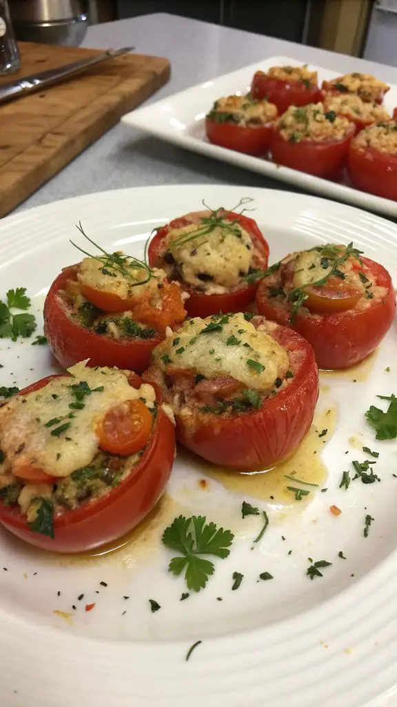 Preparazione passo-passo di Pomodorini piccadilly ripieni: la ricetta del contorno facile e sfizioso