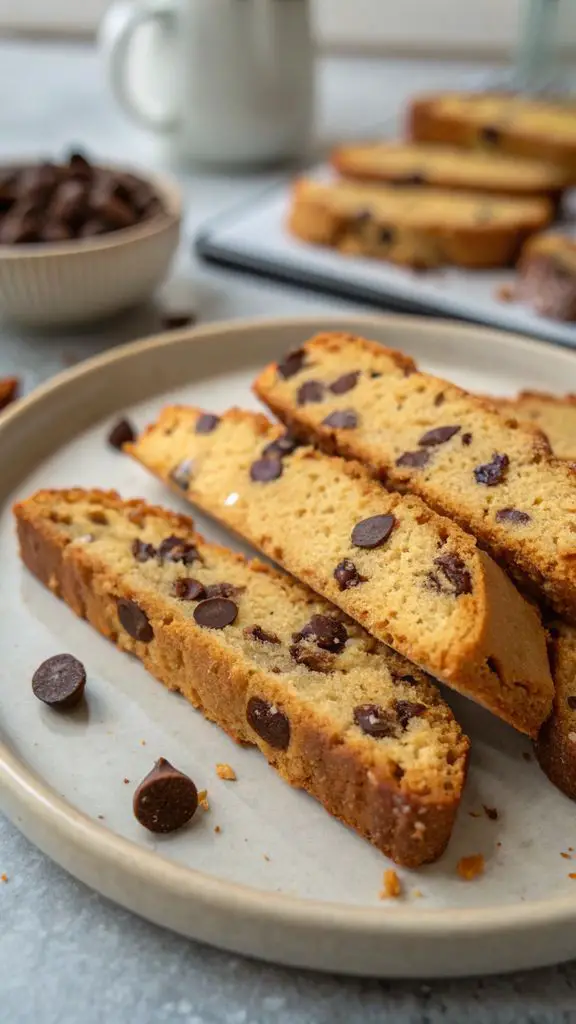 Preparazione passo-passo di DELIZIOSI BISCOTTI CON FARINA DI MANDORLE E GOCCE DI CIOCCOLATO