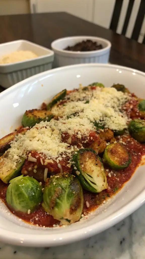 Preparazione passo-passo di Cavoletti di Bruxelles alla parmigiana