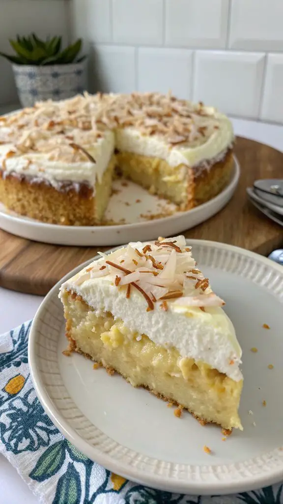 Preparazione passo-passo di Torta alla crema di cocco