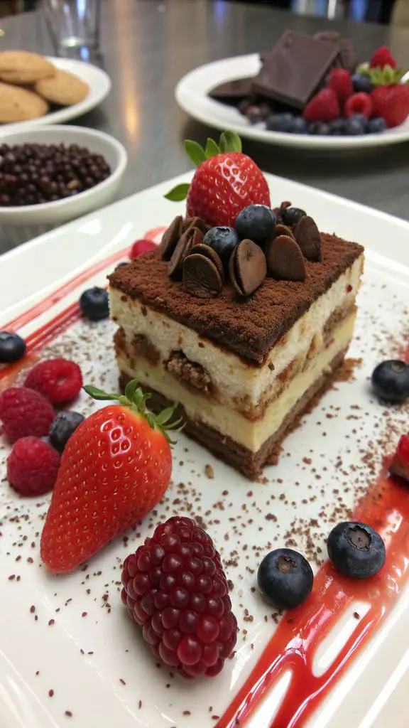 Preparazione passo-passo di Tiramisù al cioccolato