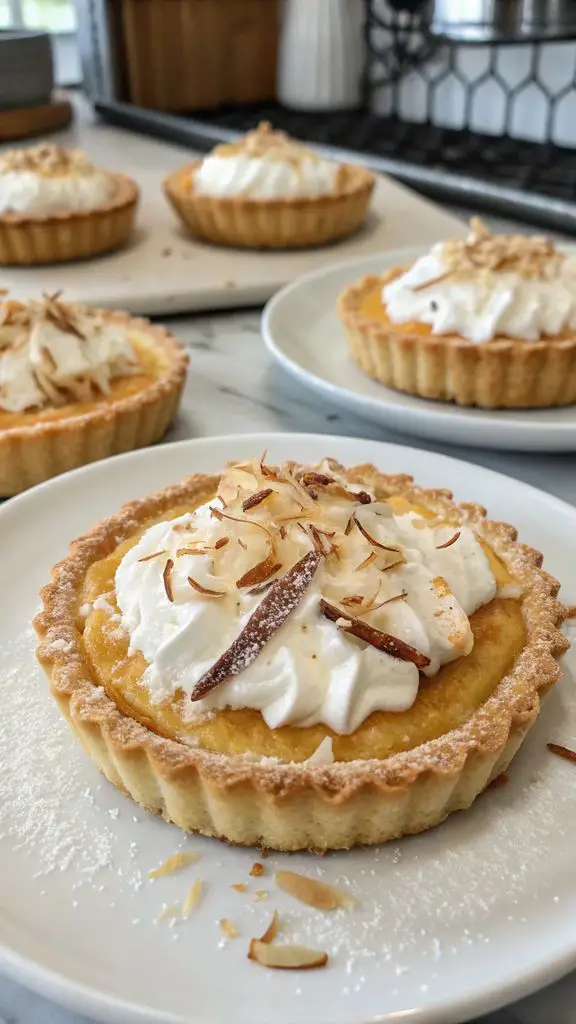 Preparazione passo-passo di Crostatine portoghesi alla crema di cocco