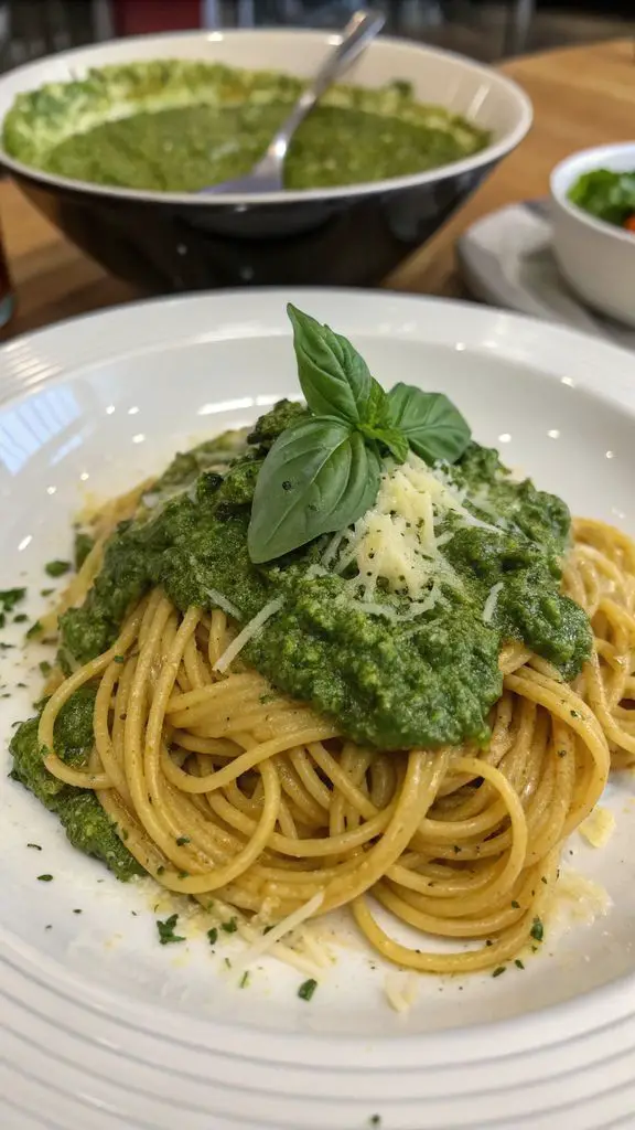 Preparazione passo-passo di Pesto alla genovese