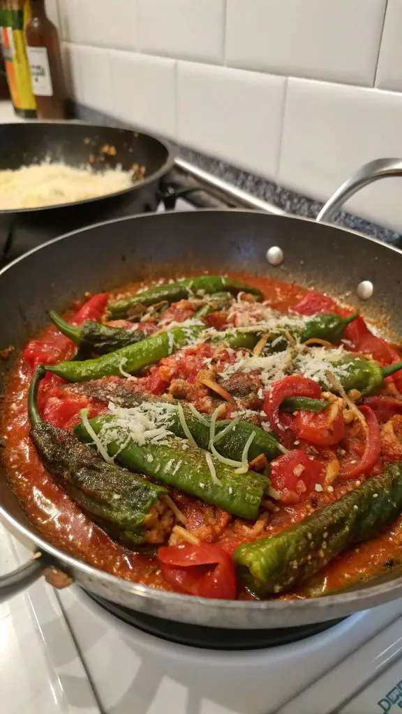 Un delizioso piatto di Friggitelli in padella