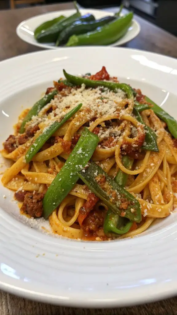 Preparazione passo-passo di Pasta con friggitelli
