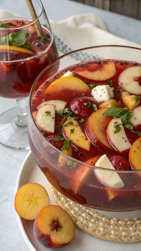 Preparazione passo-passo di SANGRIA ALLA PESCA BIANCA