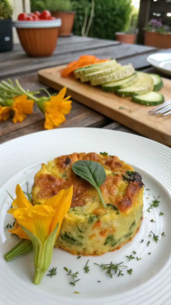 Preparazione passo-passo di Tortino di Fiori di Zucca: Soffice, Filante e Perfetto per l’Estate