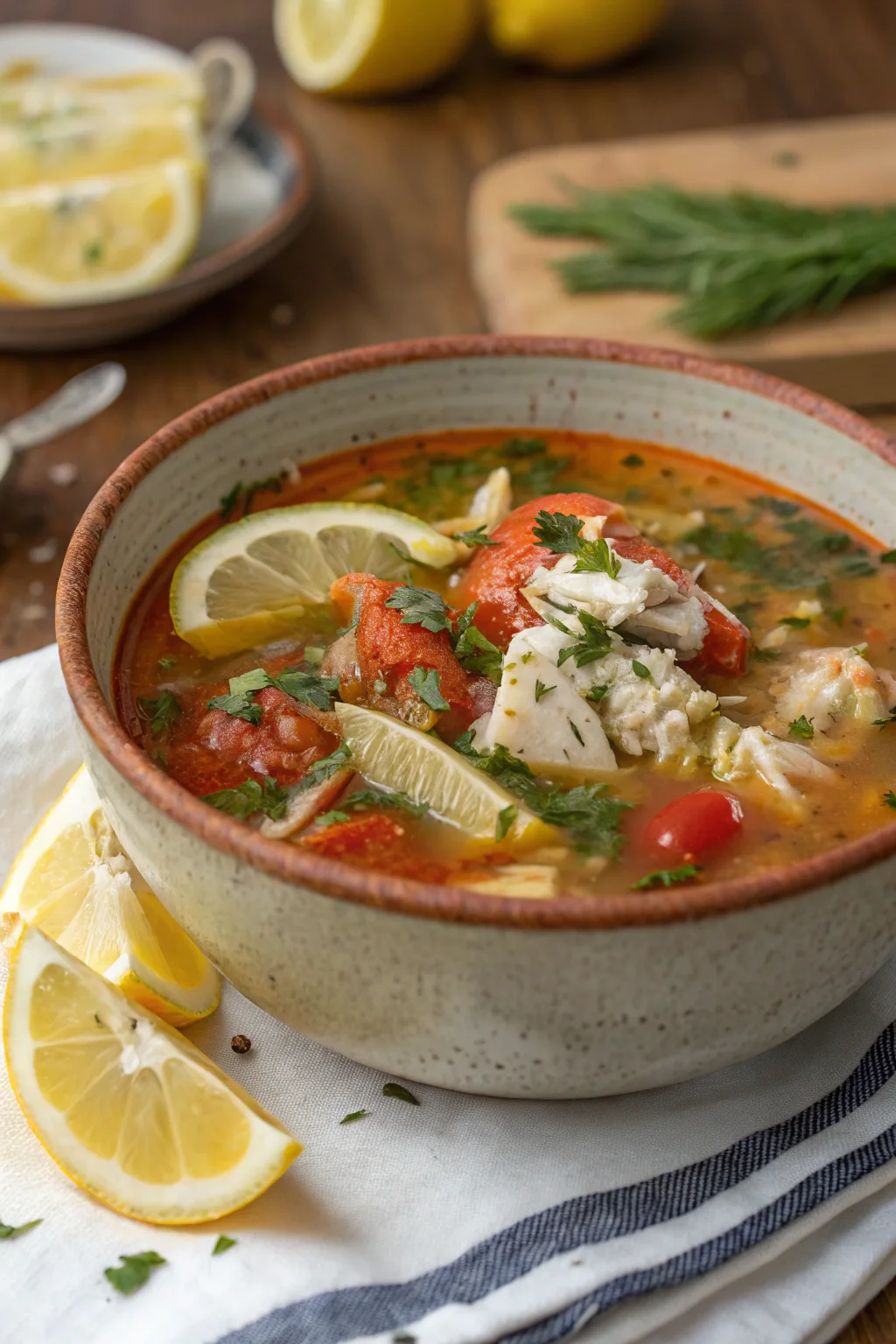 A delicious plate of Zuppa Italiana Penicillina