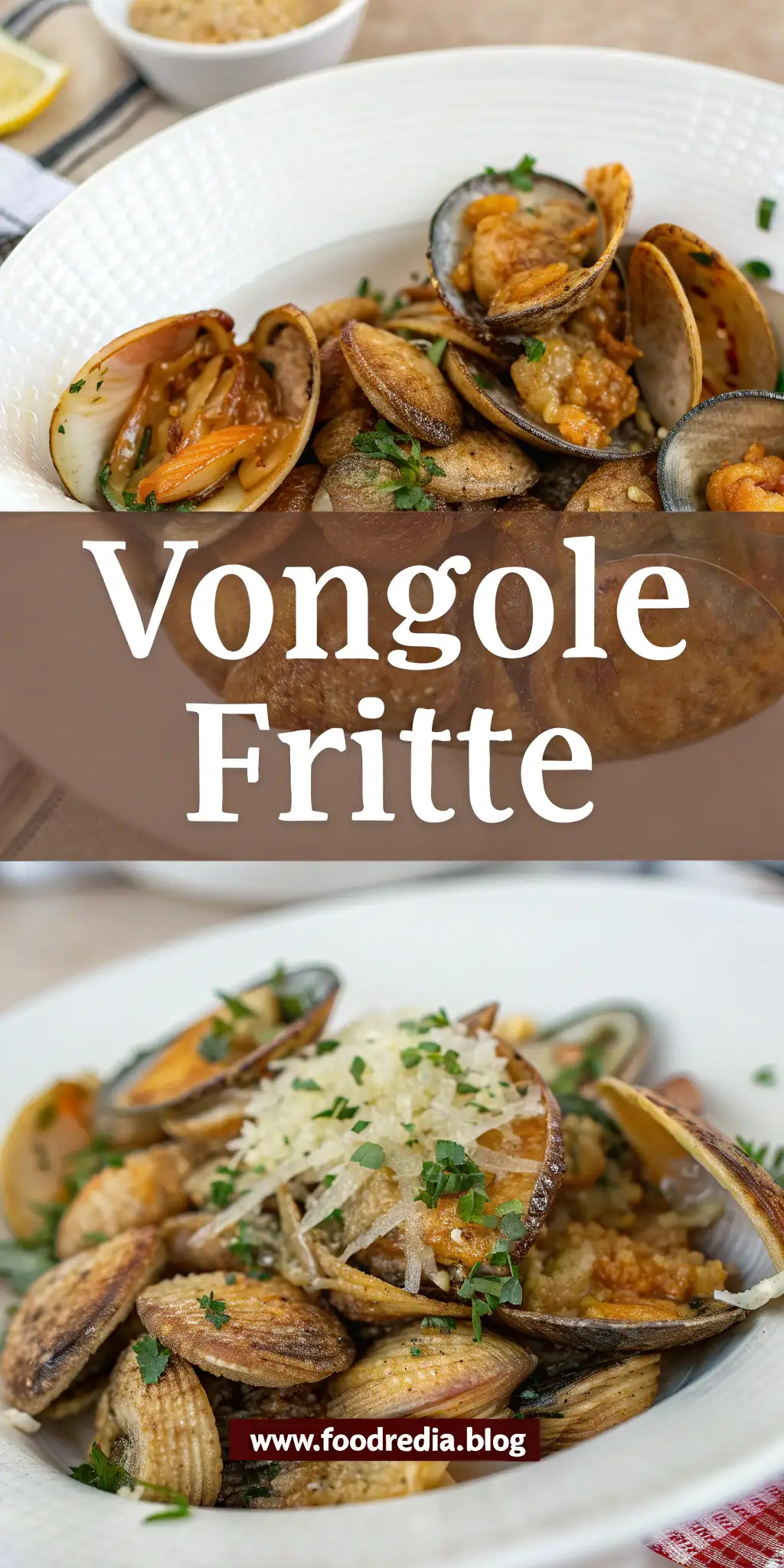 Pinterest image 1 for Vongole Fritte nell'Air Fryer