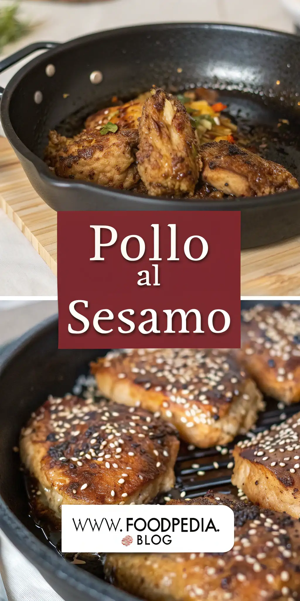 Pinterest image 1 for Pollo al Sesamo in Friggitrice ad Aria