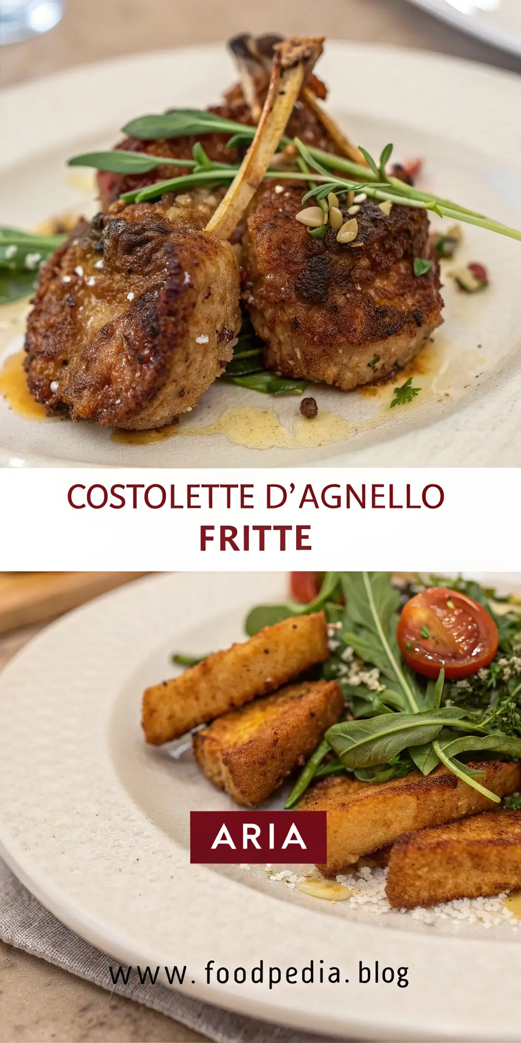 Pinterest image 2 for Costolette d'Agnello Fritte ad Aria