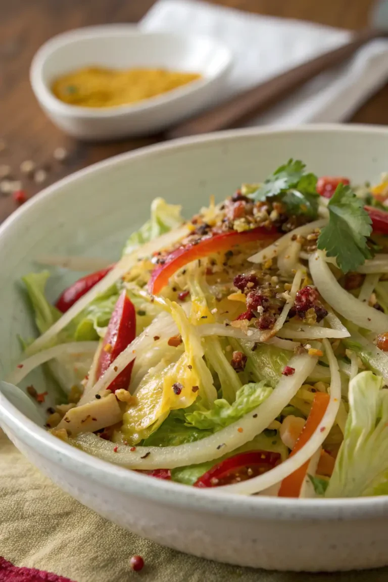 A delicious plate of Insalata di Cavolo con Senape Dolce e Piccante