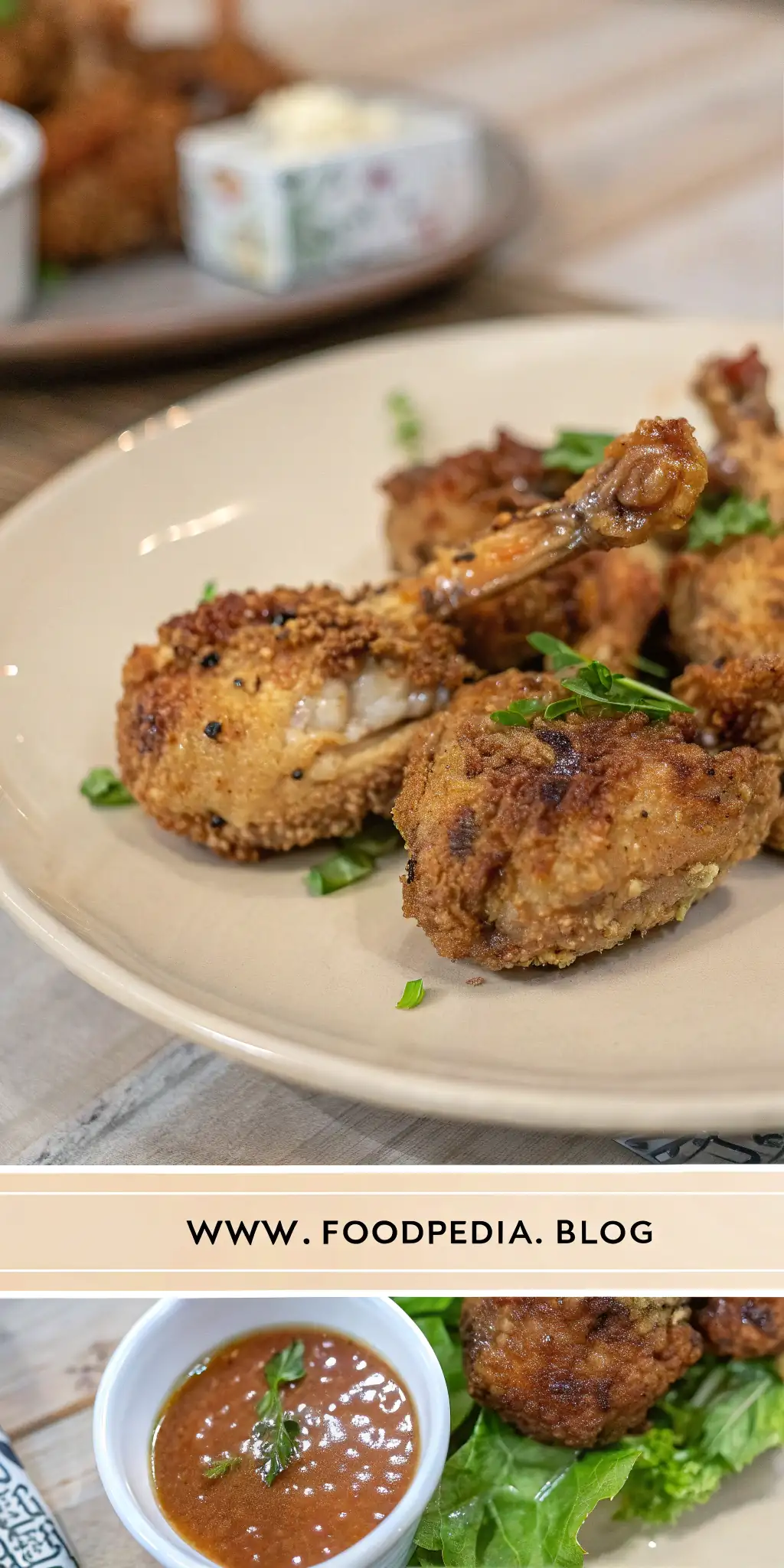 Pinterest image 2 for Cosce di Rana Fritte nell'Air Fryer