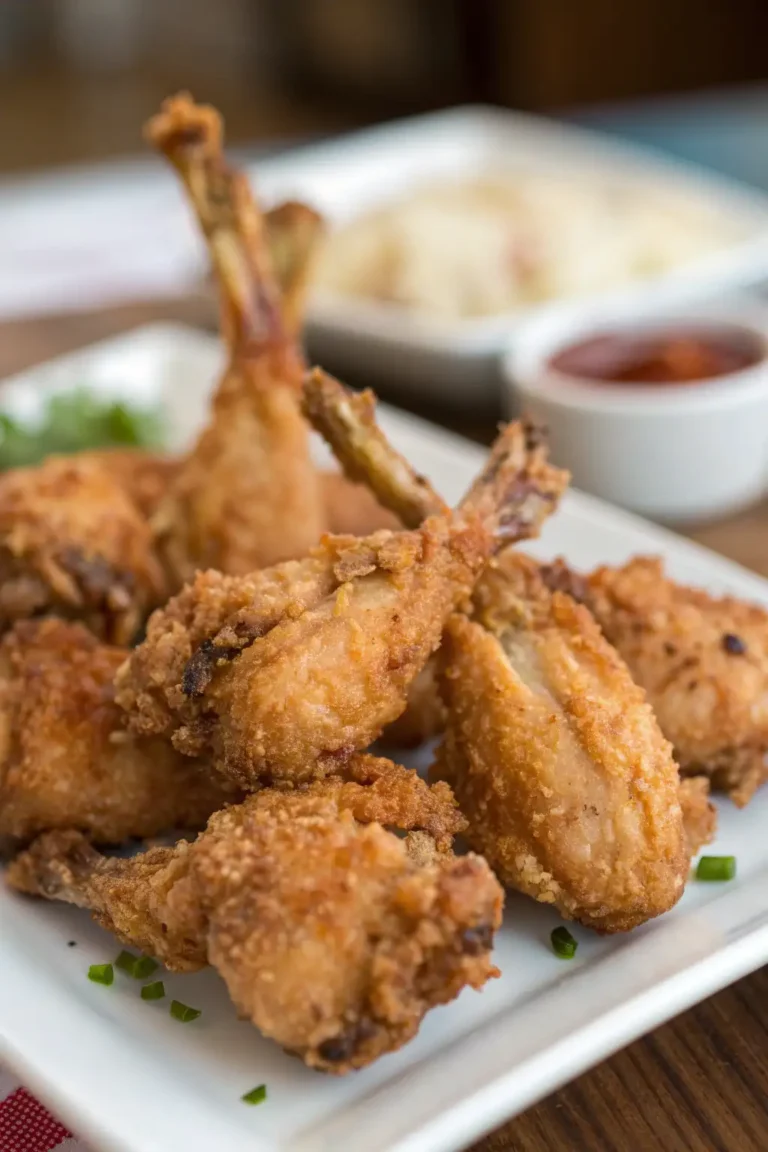 A delicious plate of Cosce di Rana Fritte nell'Air Fryer