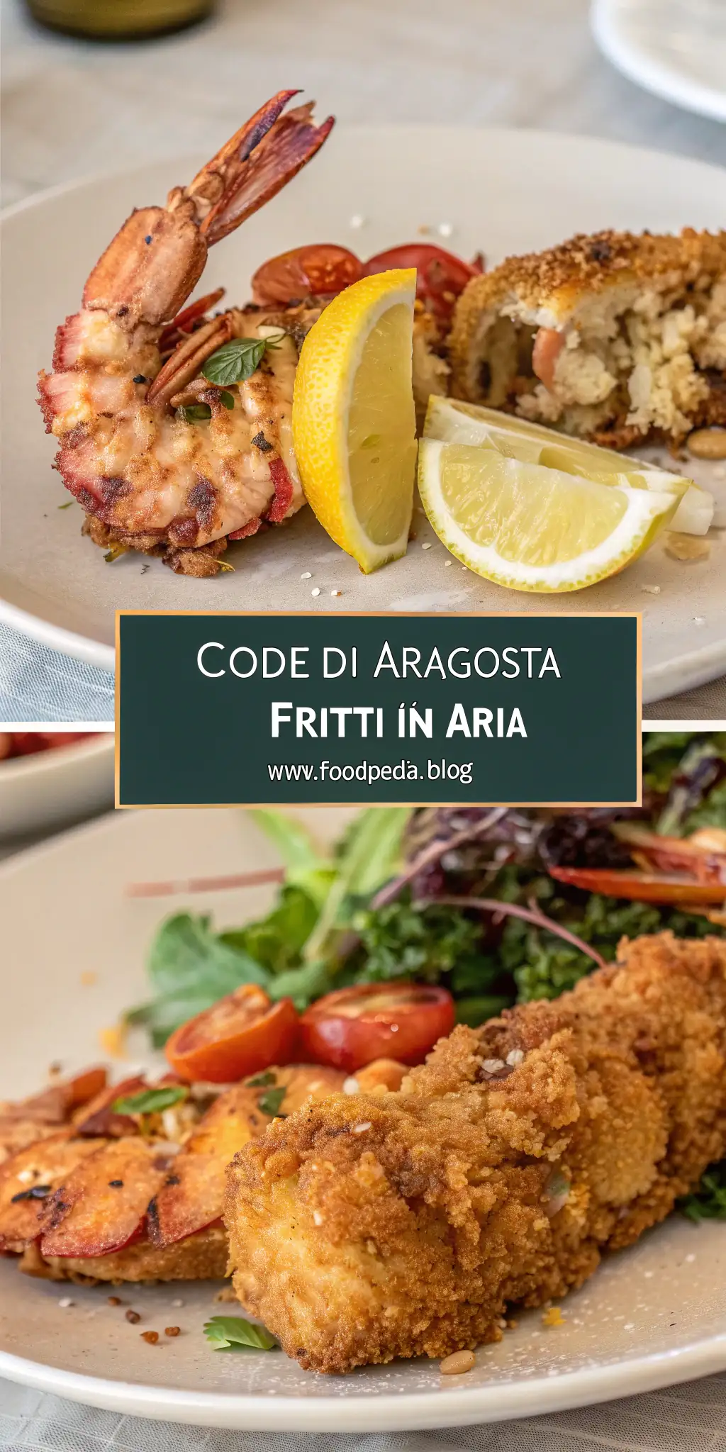 Pinterest image 2 for Code di Aragosta Fritti in Aria