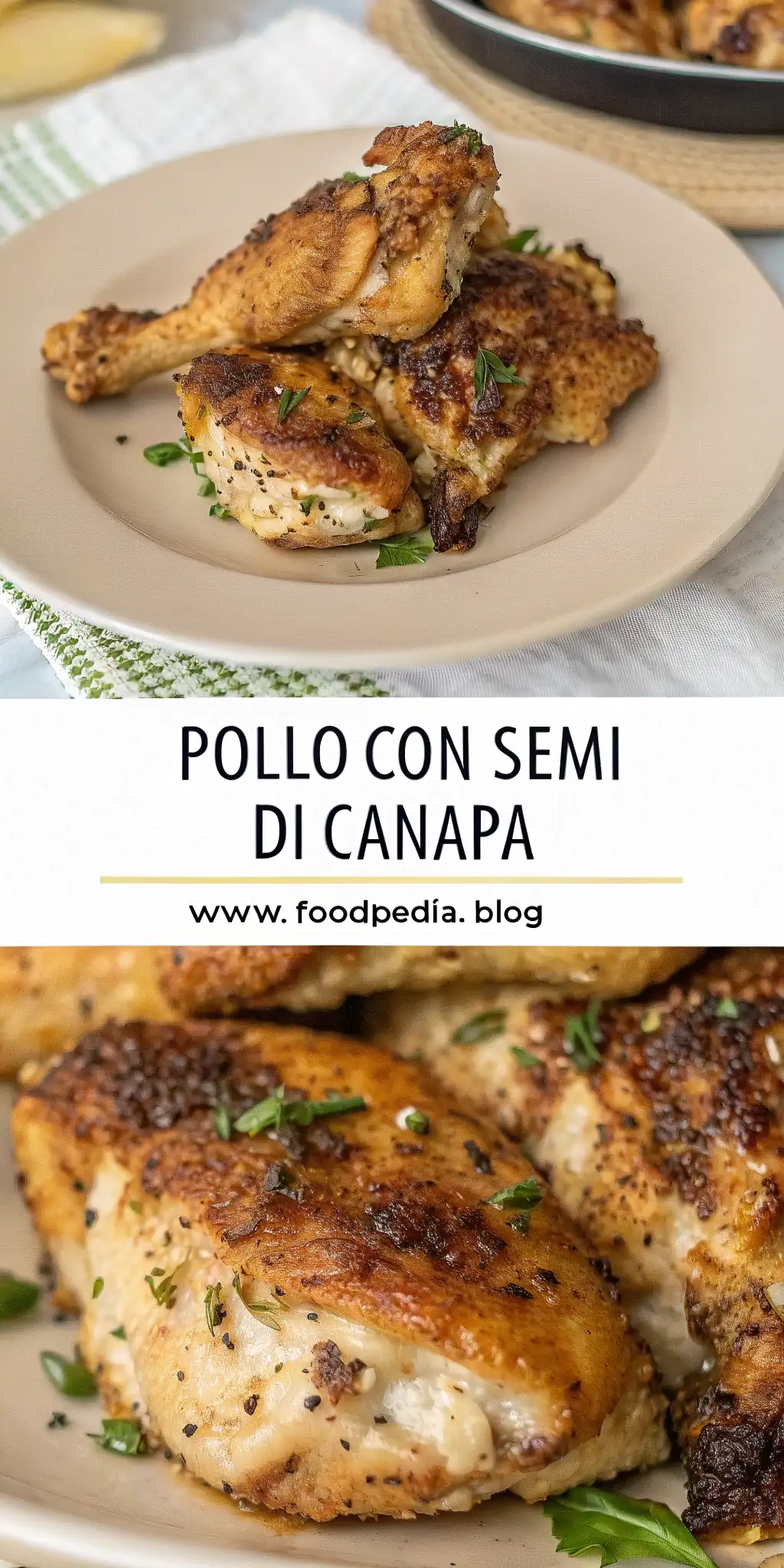 Pinterest image 2 for Pollo con Semi di Canapa in Friggitrice ad Aria