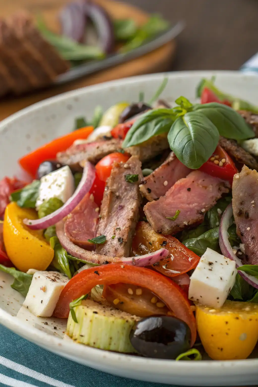 A delicious plate of Insalata di Carne Estiva