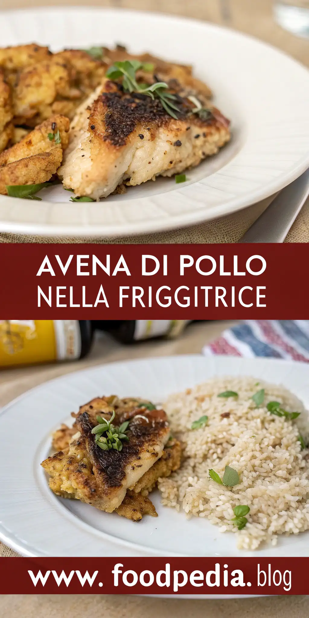 Pinterest image 1 for Avena di Pollo nella Friggitrice ad Aria