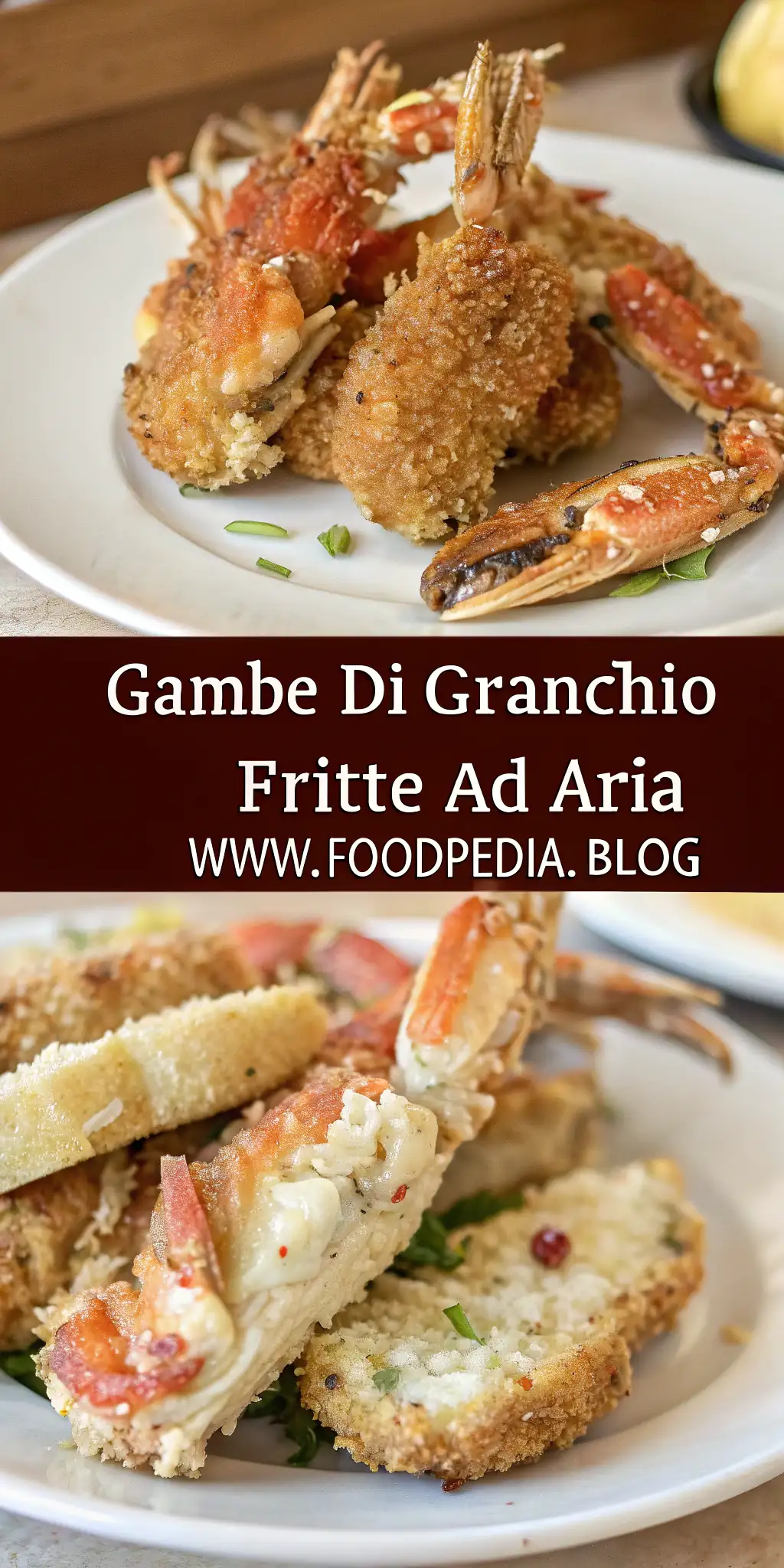 Pinterest image 2 for Gambe di Granchio Fritte ad Aria