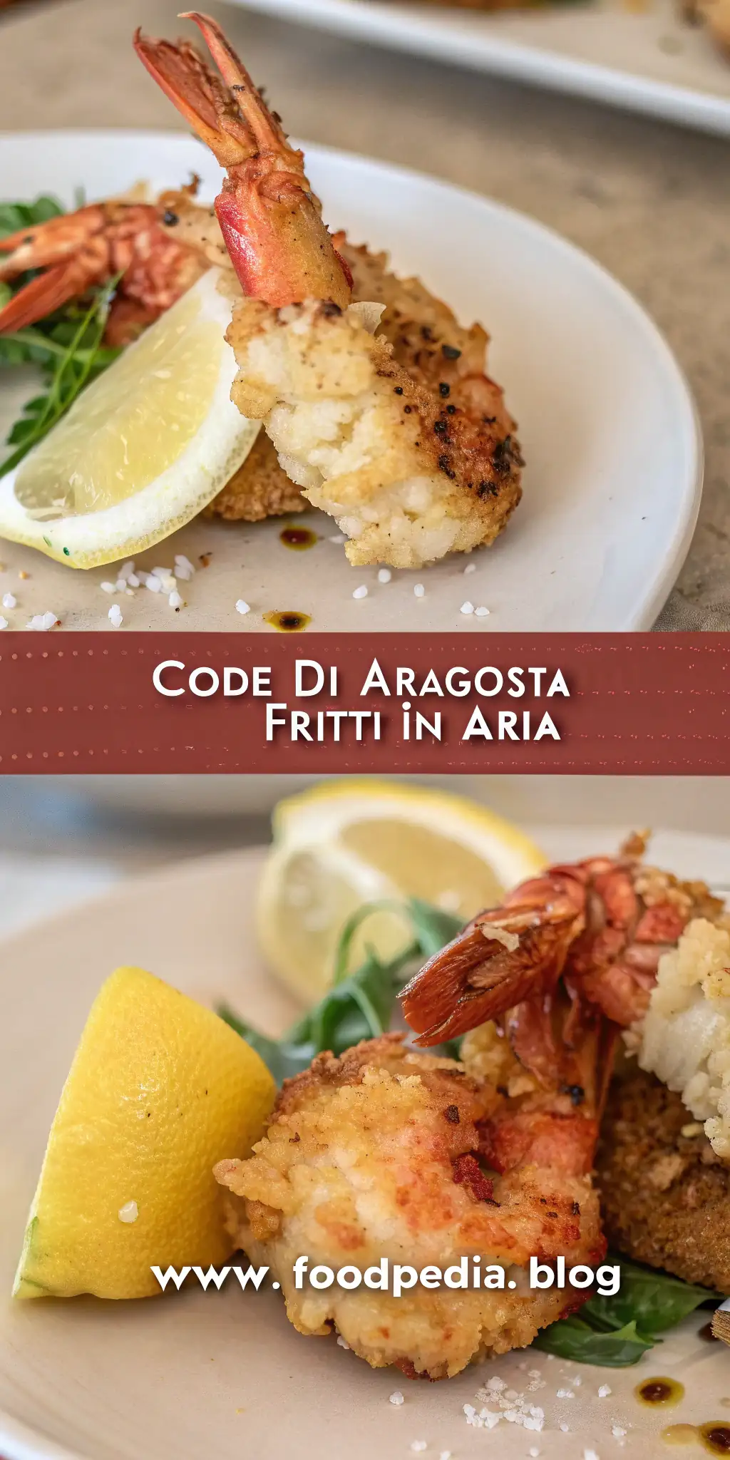 Pinterest image 1 for Code di Aragosta Fritti in Aria
