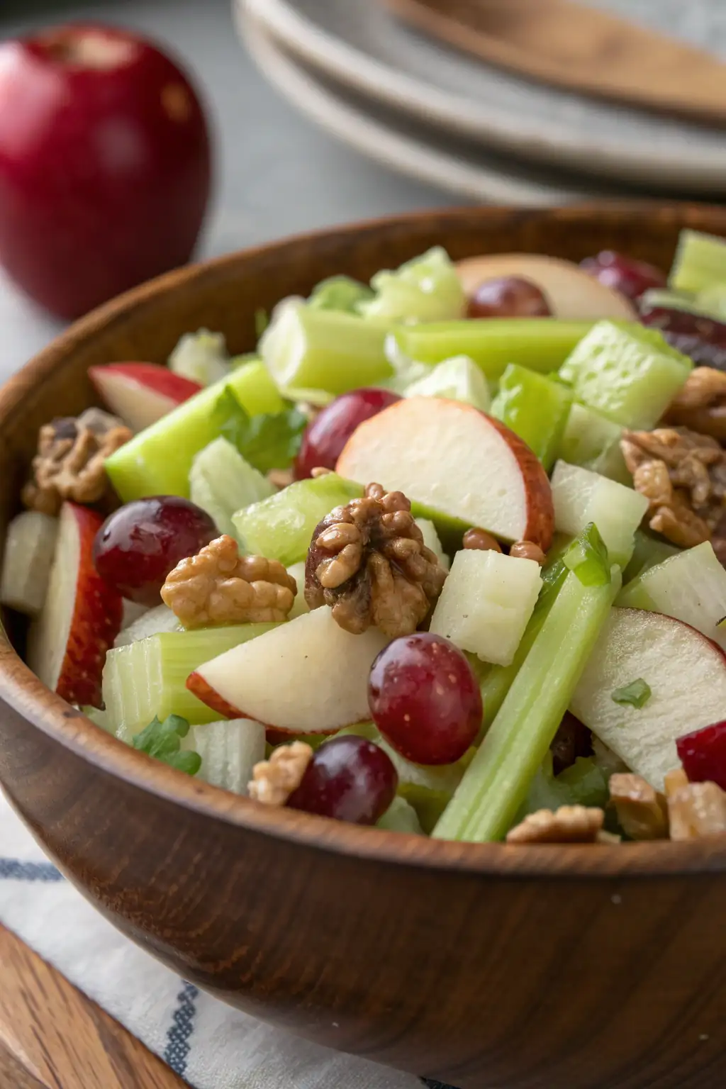 A delicious plate of Insalata Waldorf di Chef John