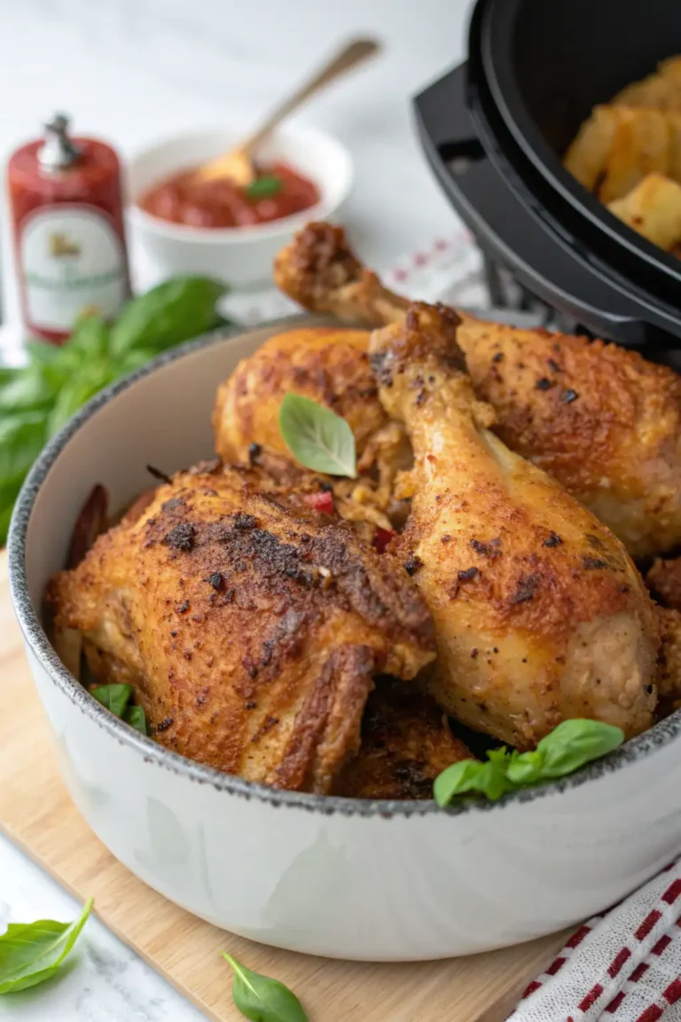 A delicious plate of Fagiano Fritto nell'Air Fryer