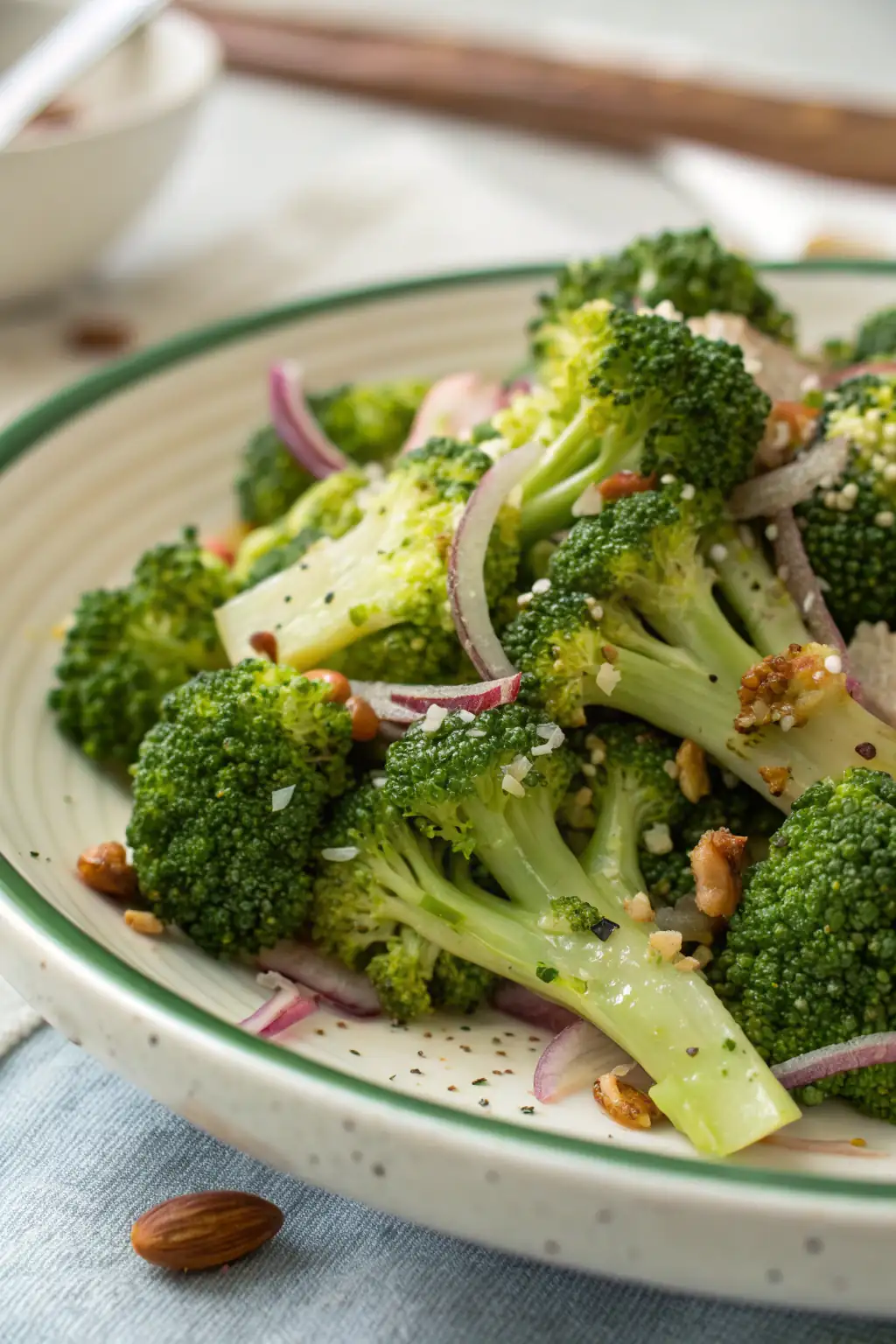 A delicious plate of Insalata di Broccoli Facile