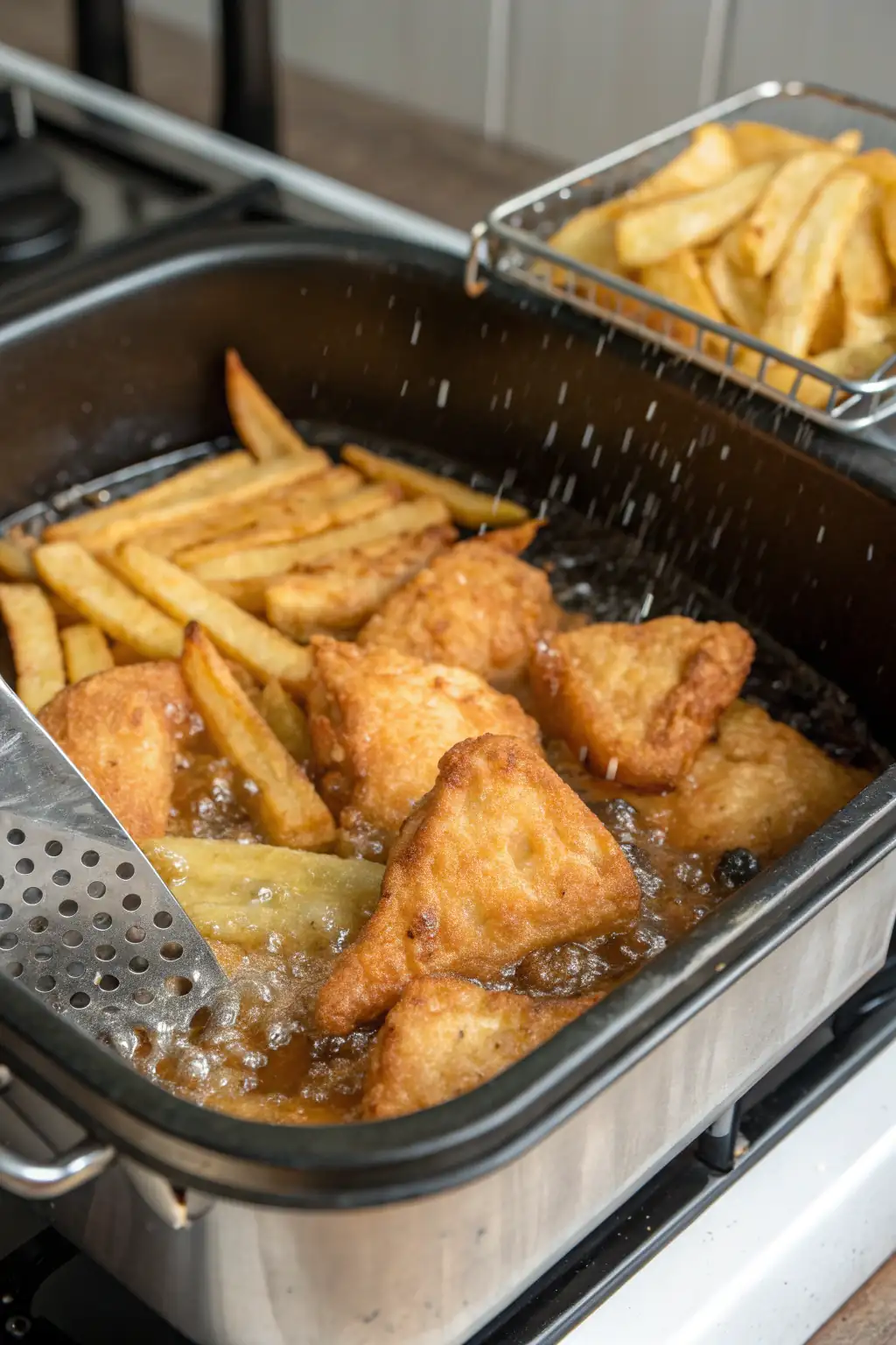 A delicious plate of Arrowhead Fritti in Friggitrice ad Aria