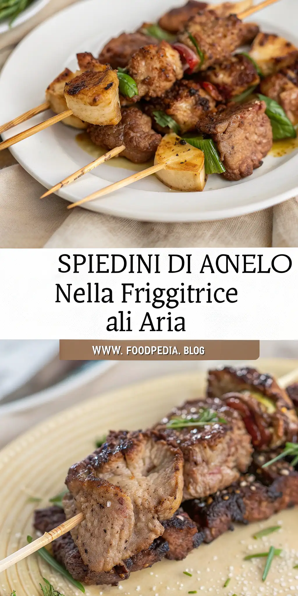 Pinterest image 2 for Spiedini di Agnello nella Friggitrice ad Aria