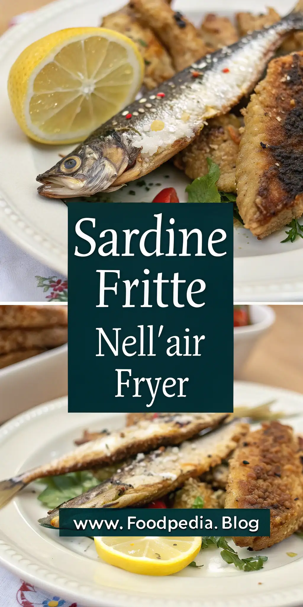 Pinterest image 2 for Sardine Fritte nell'Air Fryer