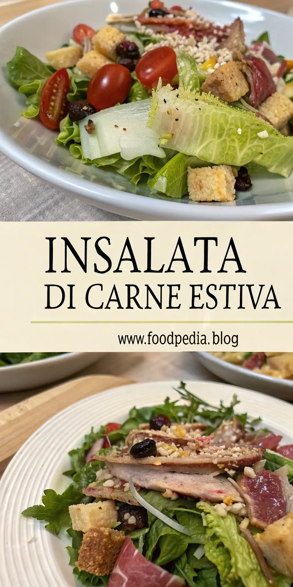 Pinterest image 1 for Insalata di Carne Estiva