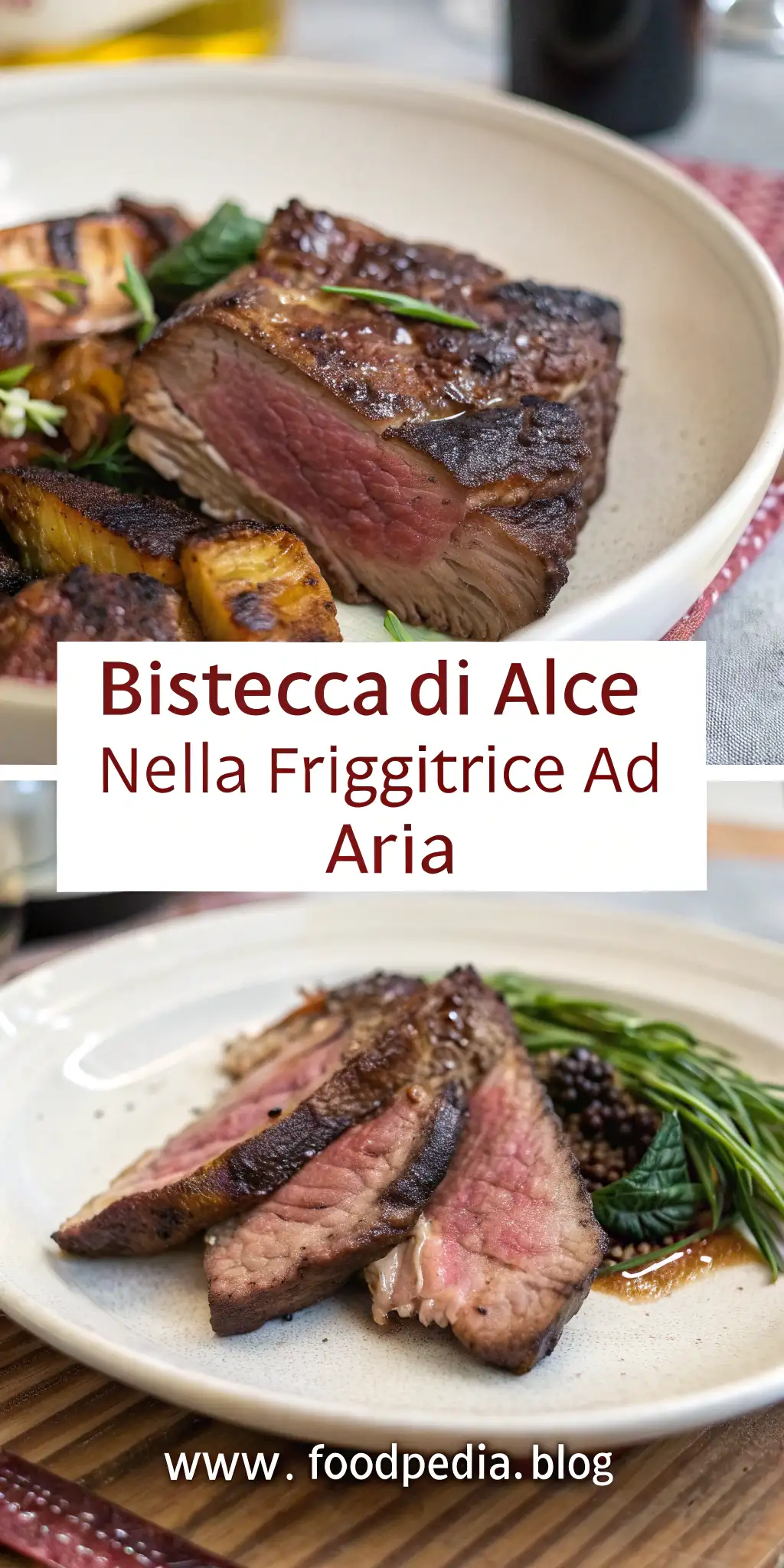 Pinterest image 2 for Bistecca di Alce nella Friggitrice ad Aria
