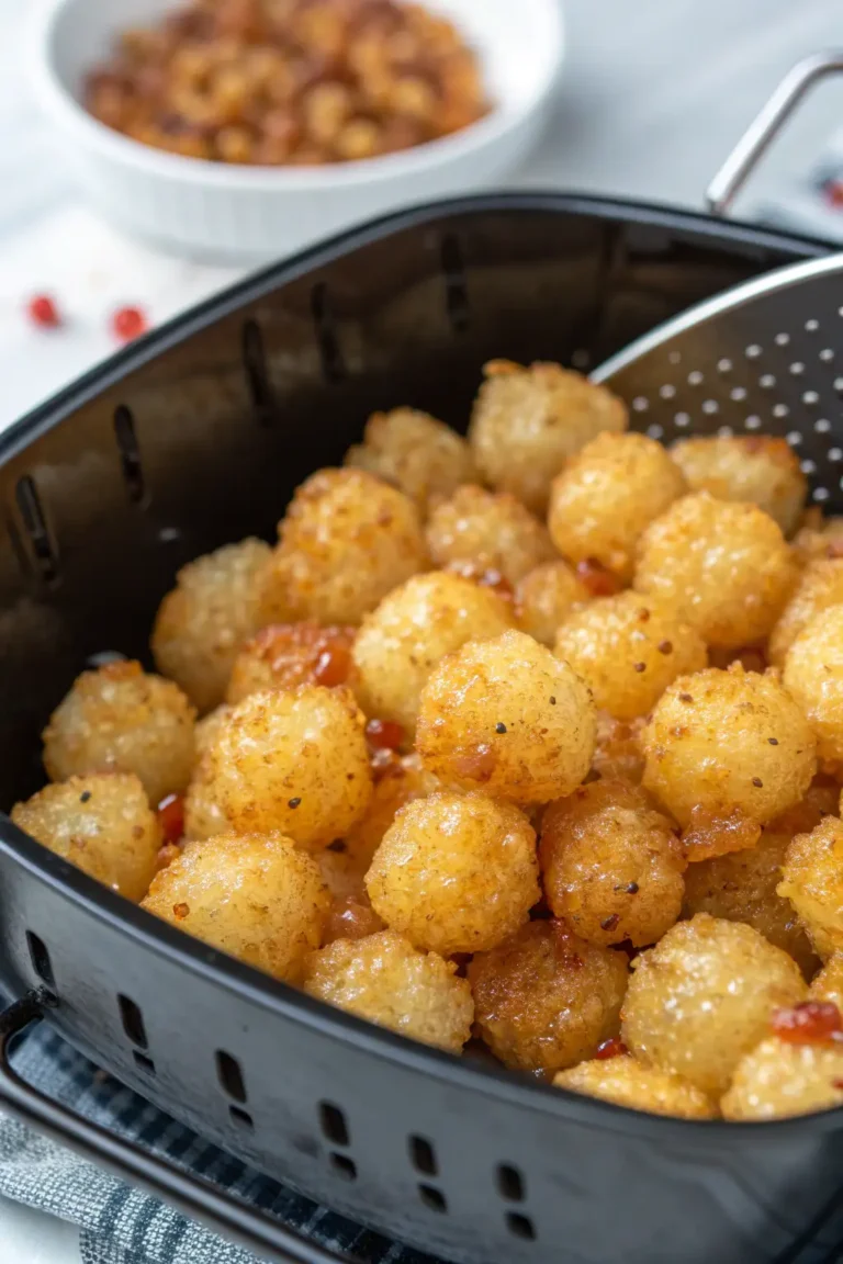 A delicious plate of Sago Fritto nell'Air Fryer