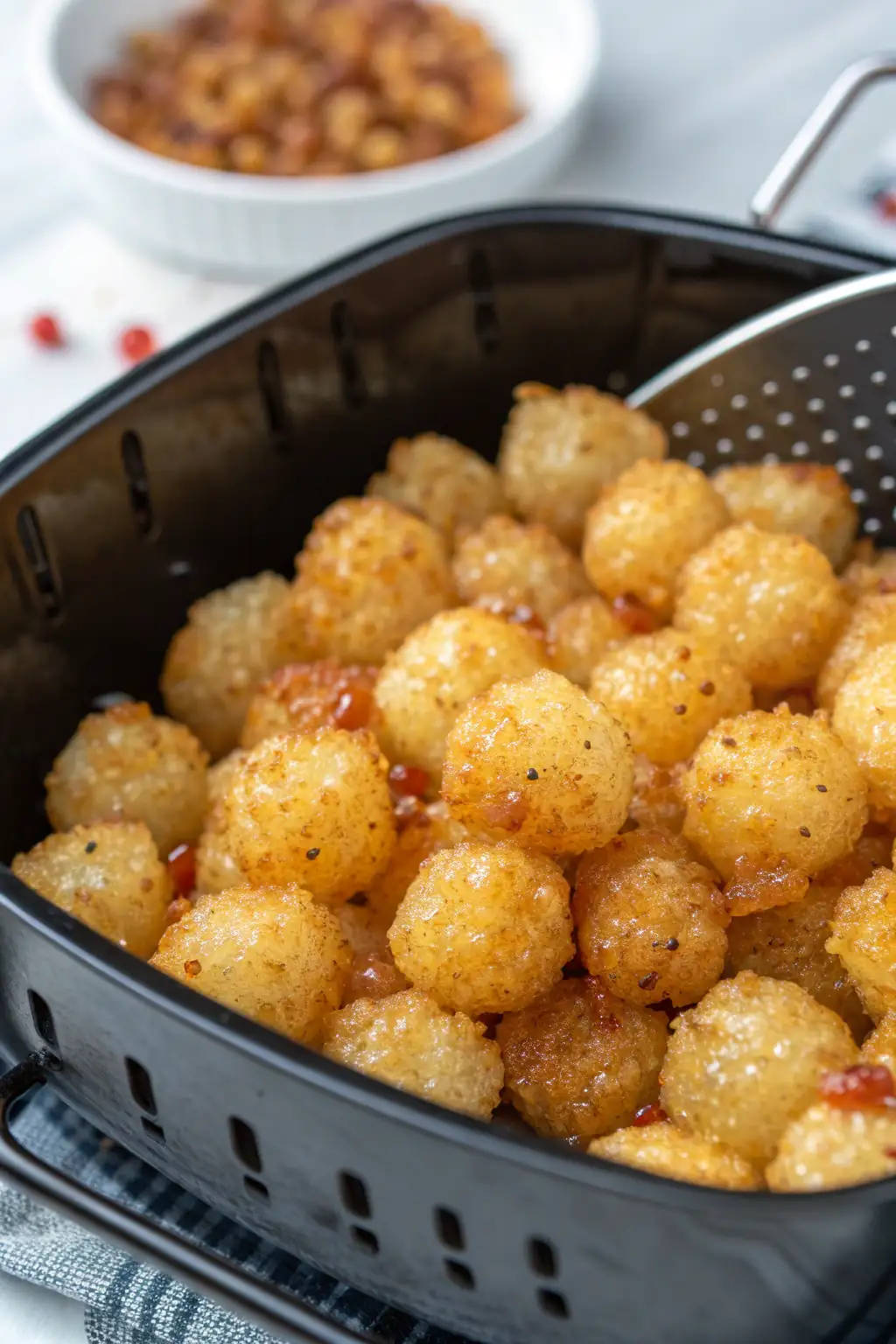 A delicious plate of Sago Fritto nell'Air Fryer