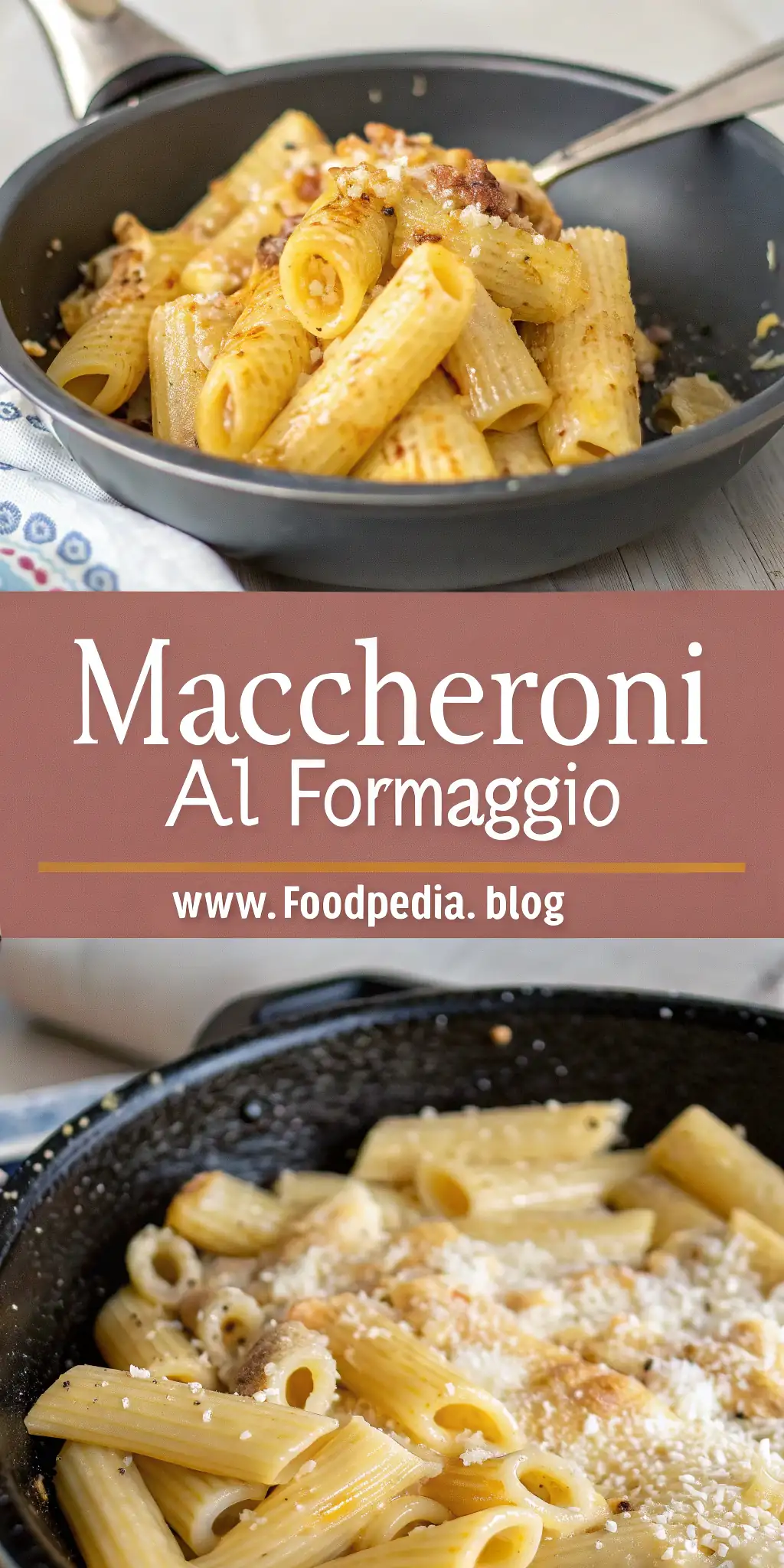 Pinterest image 1 for Maccheroni al Formaggio in Friggitrice ad Aria