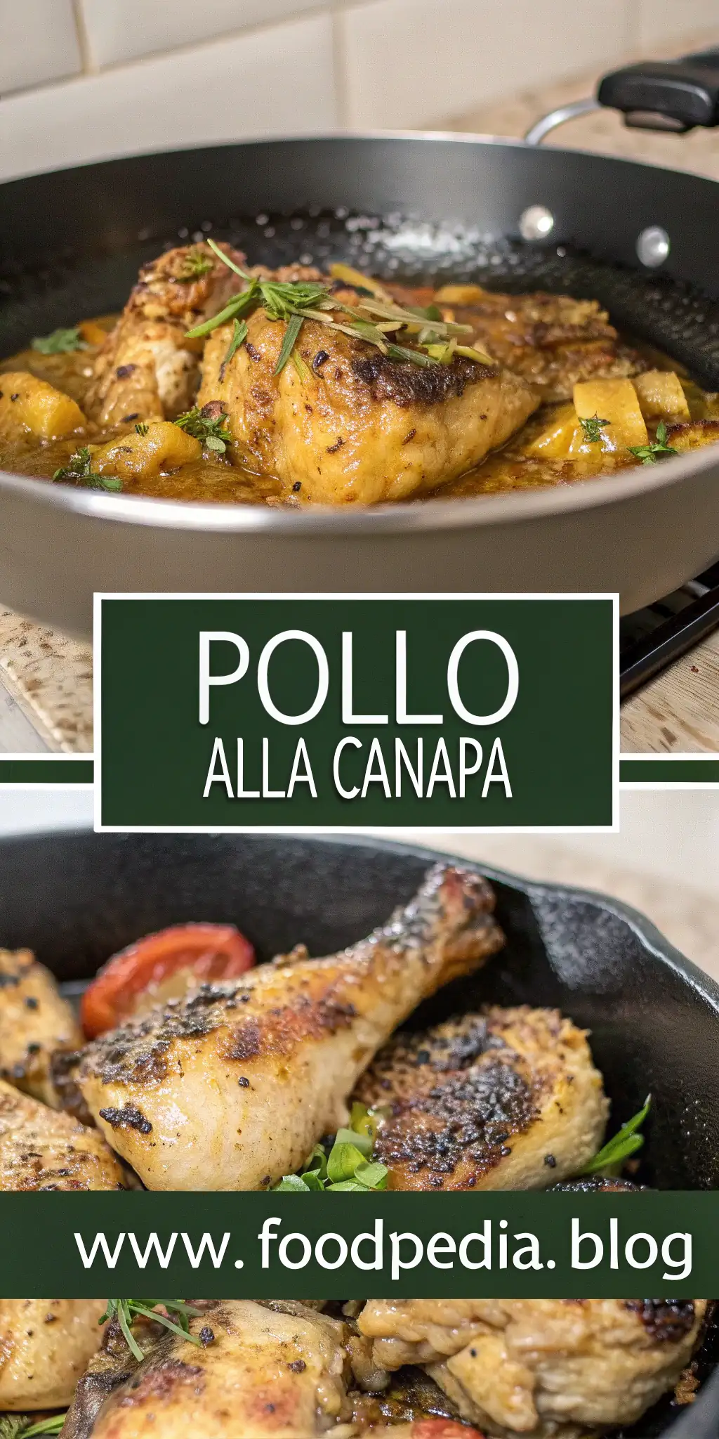 Pinterest image 1 for Pollo alla Canapa in Friggitrice ad Aria