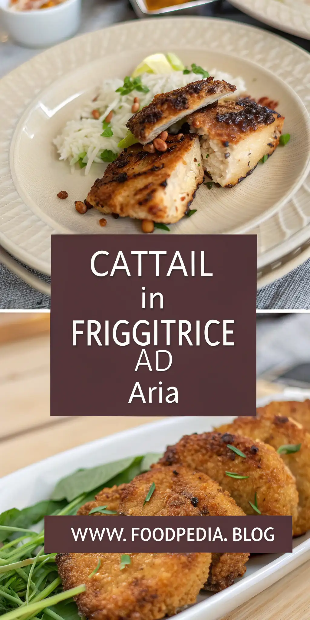 Pinterest image 1 for Cattail in Friggitrice ad Aria