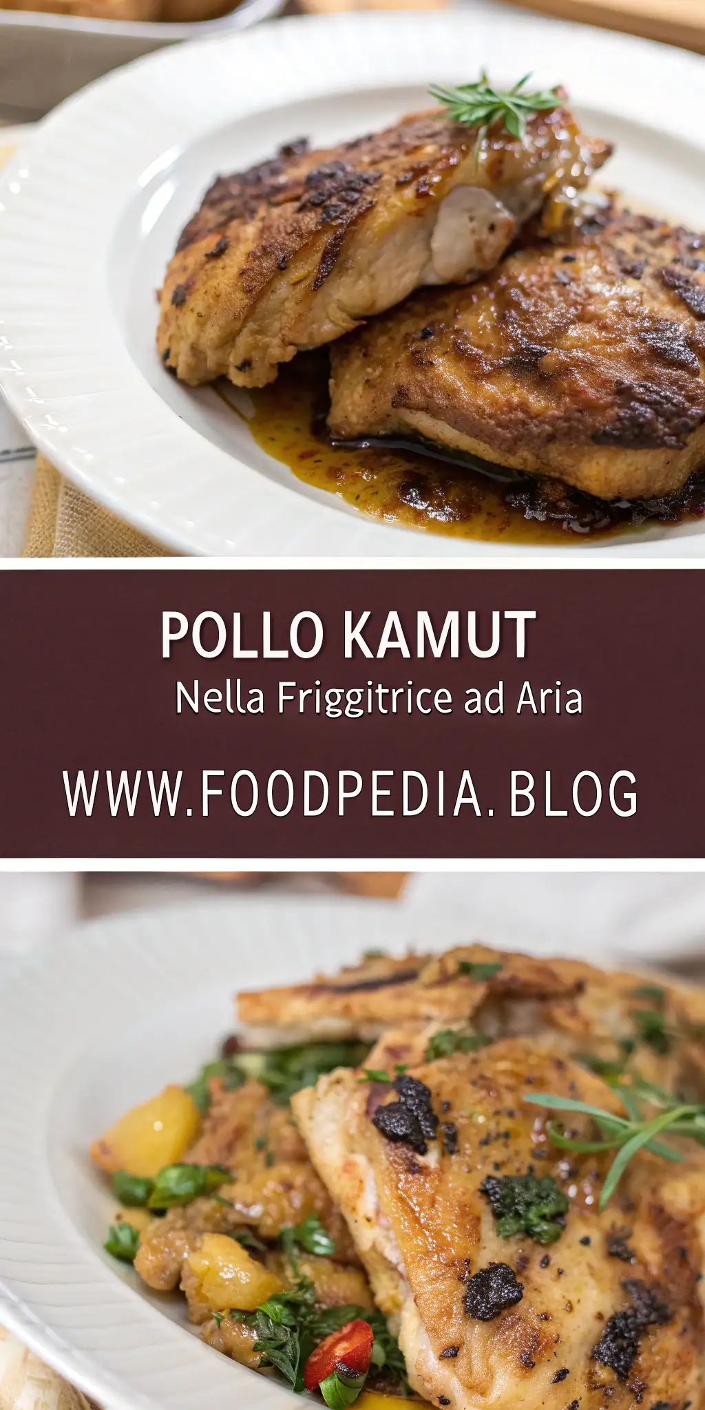 Pinterest image 2 for Pollo Kamut nella Friggitrice ad Aria