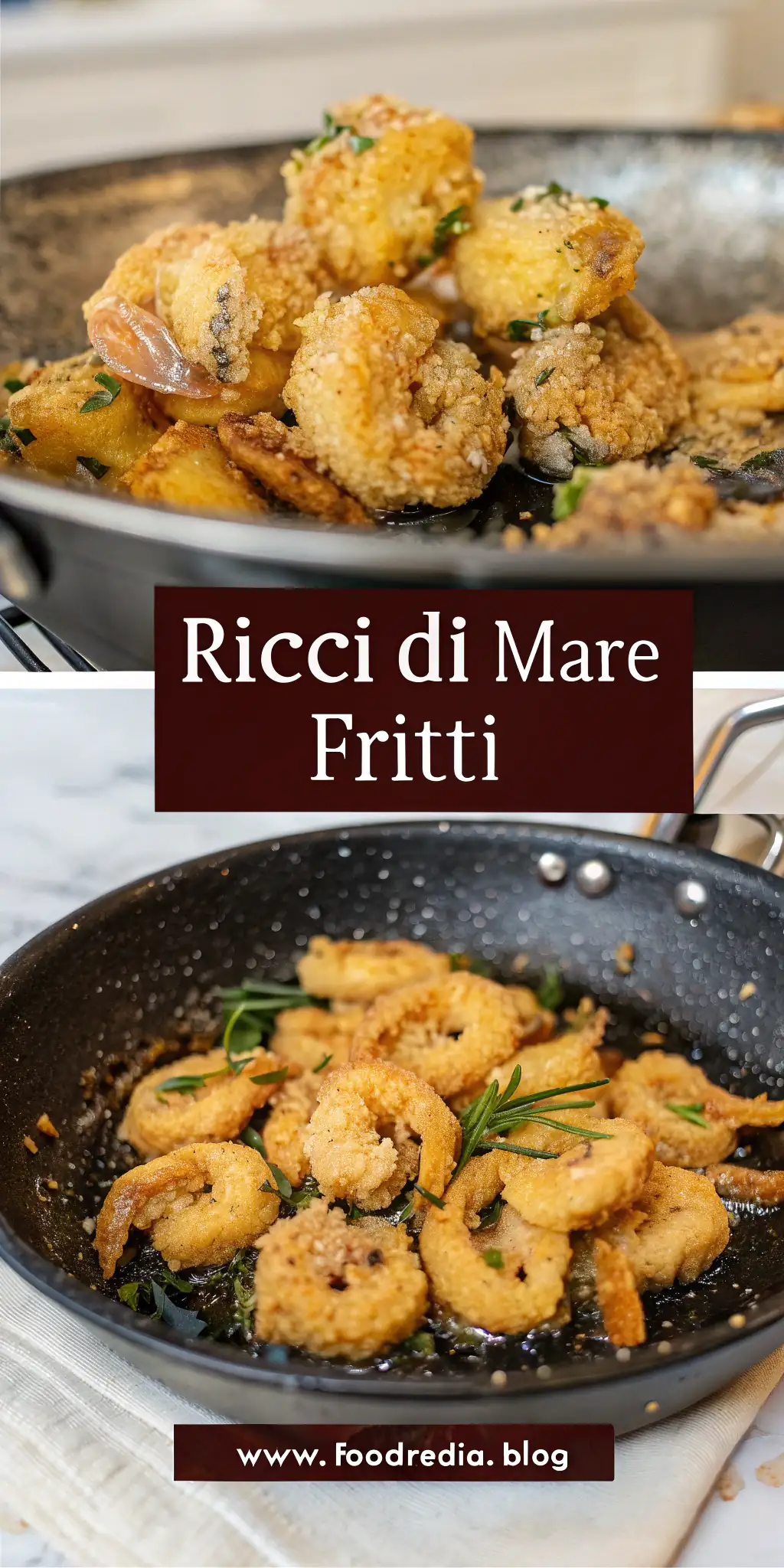 Pinterest image 1 for Ricci di Mare Fritti in Friggitrice ad Aria