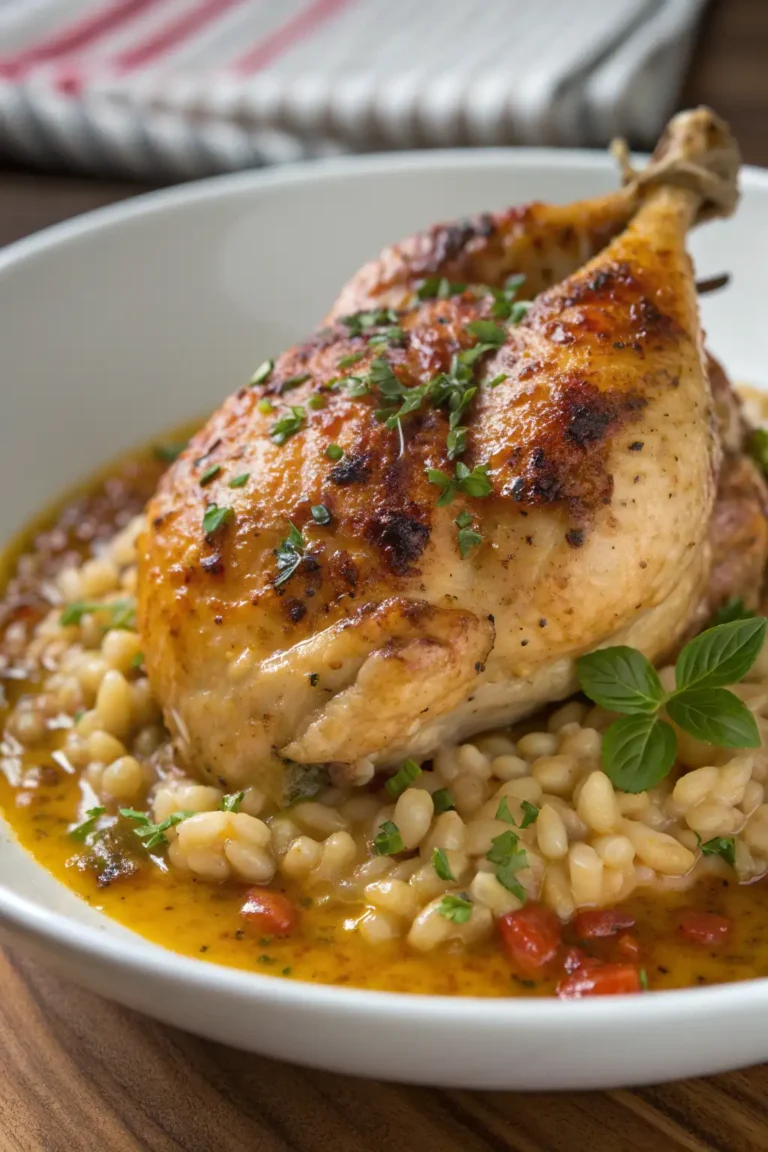 A delicious plate of Pollo Einkorn nella Friggitrice ad Aria